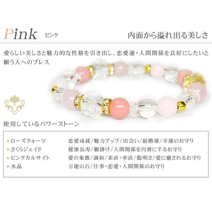 パワーストーン ブレスレット 選べる10種類 幸運祈願 ブレス