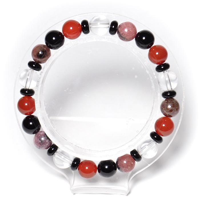 パワーストーン ブレスレット 魅力引き出す ロードナイト ブレス 約8mm