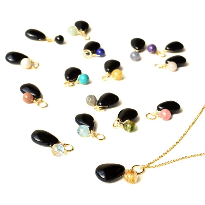 モリオンのペンダントトップたん！これは良い！ネックレスもついてるよ！ 楽天市場】モリオン ペンダントトップ ブラジル産 K18 ゴールド