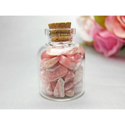 パワーストーン さざれ石 ガラス小瓶 インカローズ 天然石 | 