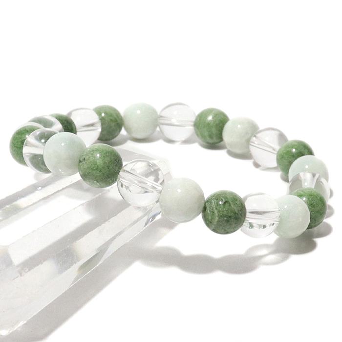 パワーストーン ブレスレット クロム ダイオプサイト 翡翠 水晶 天然石 | 