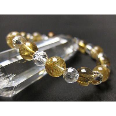パワーストーン ブレスレット ルチルクォーツAAA シトリン 天然石 | 