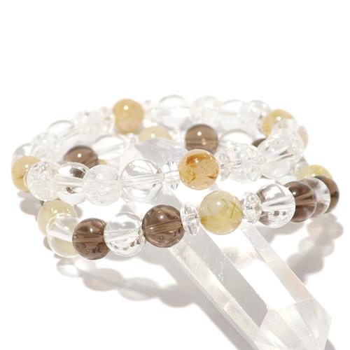 パワーストーン ブレスレット 選べる16種類 スモーキークォーツ 水晶