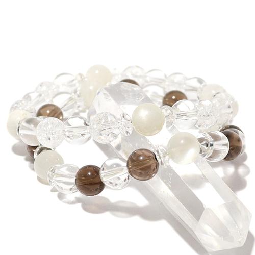 パワーストーン ブレスレット 選べる16種類 スモーキークォーツ 水晶