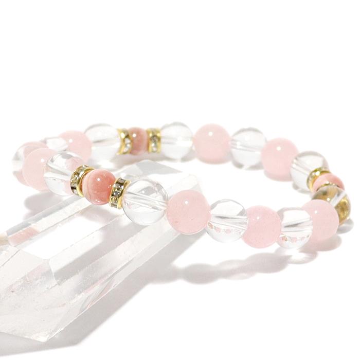 パワーストーン ブレスレット ローズクォーツ インカローズ  水晶 天然石 |  | 06