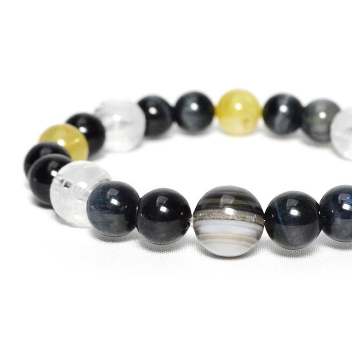 パワーストーン ブレスレット 四神 ホークスアイ ルチルクォーツ 天眼石 天然石 |  | 01