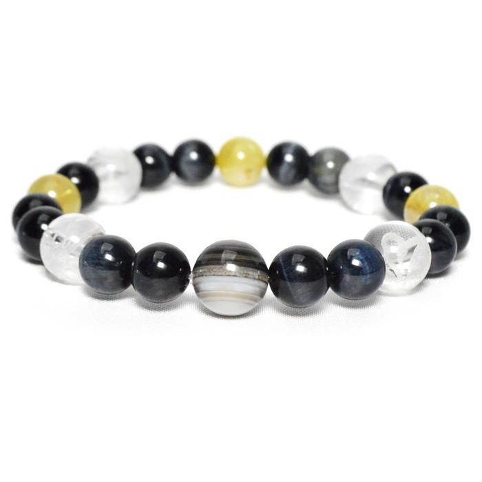 パワーストーン ブレスレット 四神 ホークスアイ ルチルクォーツ 天眼石 天然石 |  | 03