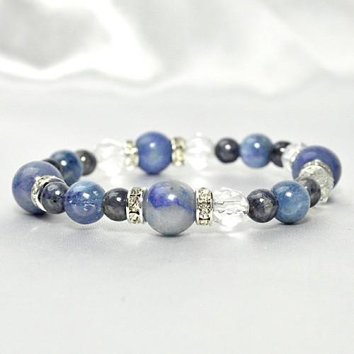 パワーストーン ブレスレット ブルーアベンチュリン カイヤナイト