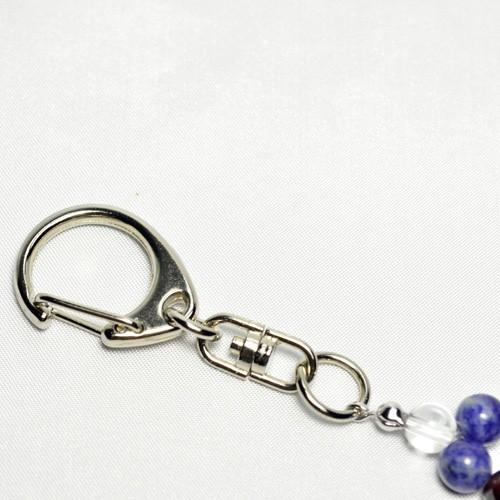 パワーストーン キーホルダー お守り 選べる2種類 申年 ピンクオパール 水晶 天然石 |  | 01