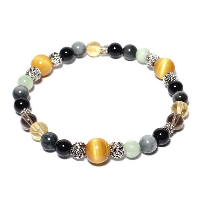 パワーストーン 成功と繁栄をもたらす金運ＵＰ ブレスレット 翡翠 天然石 メール便送料無料 |  | 01