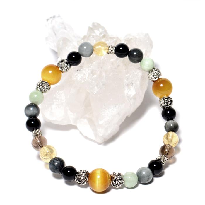 パワーストーン 成功と繁栄をもたらす金運ＵＰ ブレスレット 翡翠 天然石 メール便送料無料 |  | 02