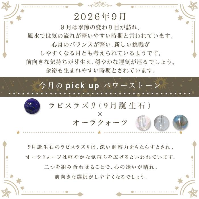 パワーストーン ブレスレット 天然石 9月限定 月替わり ラッピング無料 説明書付き ブレス メンズ レディース メール便送料無料 |  | 05