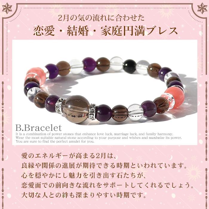 パワーストーン ブレスレット 天然石 2月限定 月替わり ラッピング無料 説明書付き ブレス メンズ レディース メール便送料無料 |  | 08