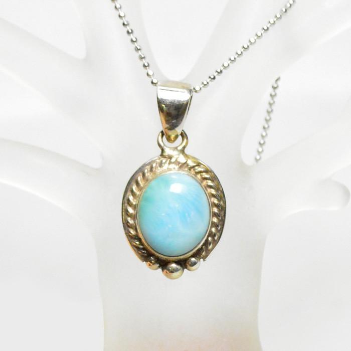 ラリマー ネックレス シルバー925 | 癒し・コミュニケーション |喉チャクラ