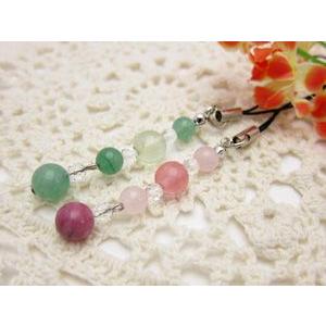 パワーストーン ストラップ 選べる5種類 アベンチュリン ロードナイト 天眼石 タイガーアイ オレンジアゲート 水晶 天然石 |  | 04