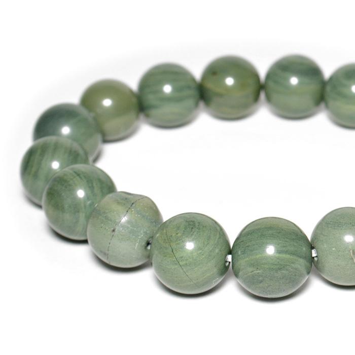 パワーストーン ブレスレット 北海道 日高産 青虎天眼 ※桐箱付き