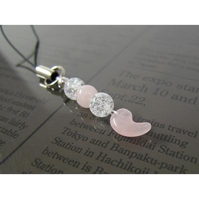 パワーストーン ストラップ 選べる2種類 勾玉 まが玉 ローズクォーツ タイガーアイ シトリン 水晶 天然石 |  | 03