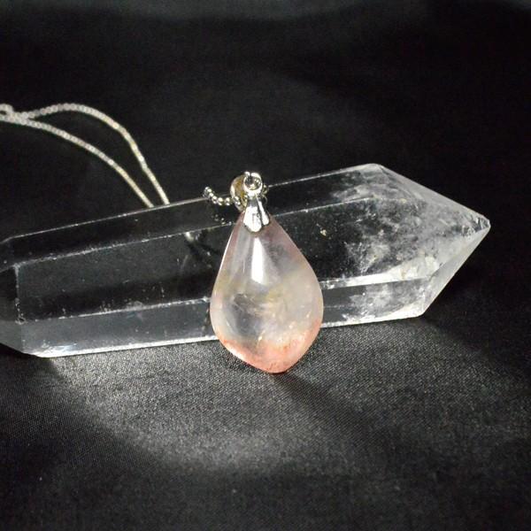 パワーストーン カザフスタン産 ストロベリークォーツ ペンダントトップ 天然石