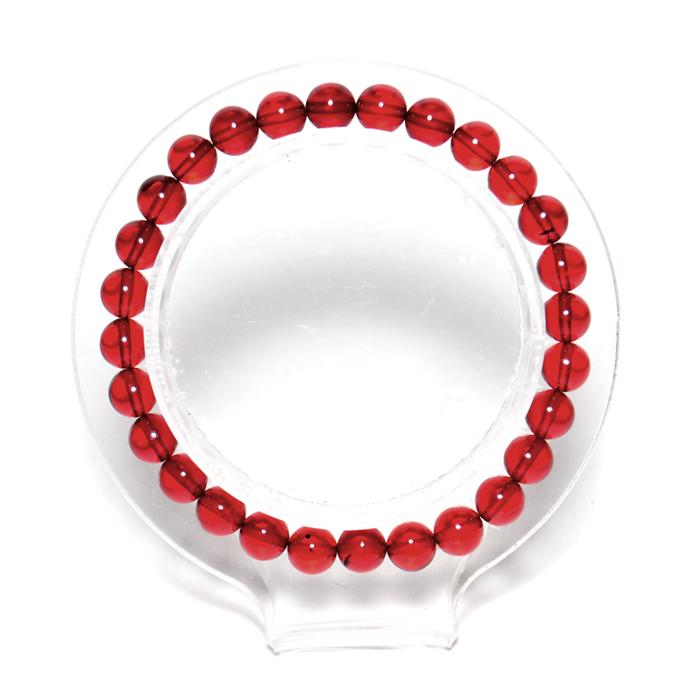 パワーストーン ブレスレット ロシア産 レッド アンバー 琥珀 約