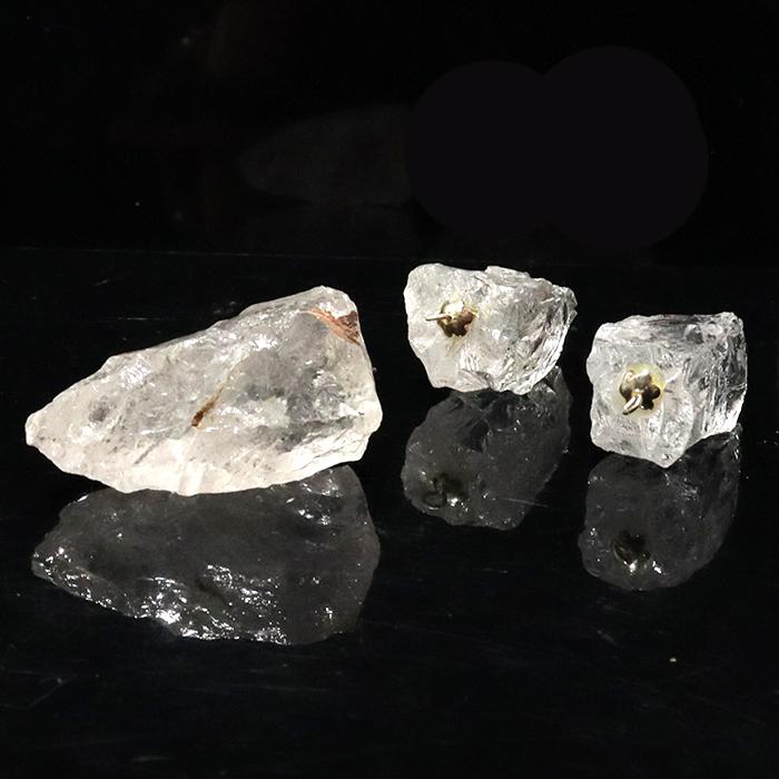 パワーストーン ペンデュラム 振り子 ポーチ付き ハンマーロックカット ヒマラヤ 水晶 天然石 |  | 02