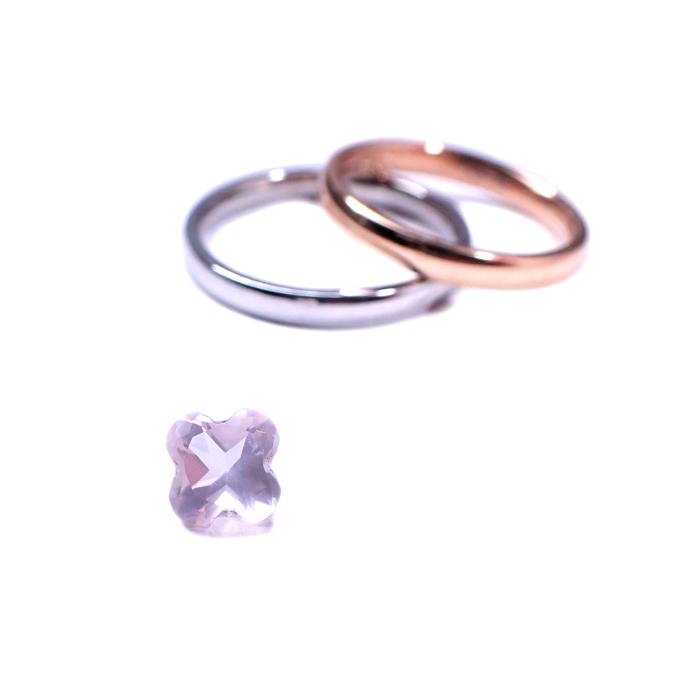 パワーストーン ルース ローズクォーツ クローバーカット アメリカ産 0.87ct ケース 付 天然石 |  | 03