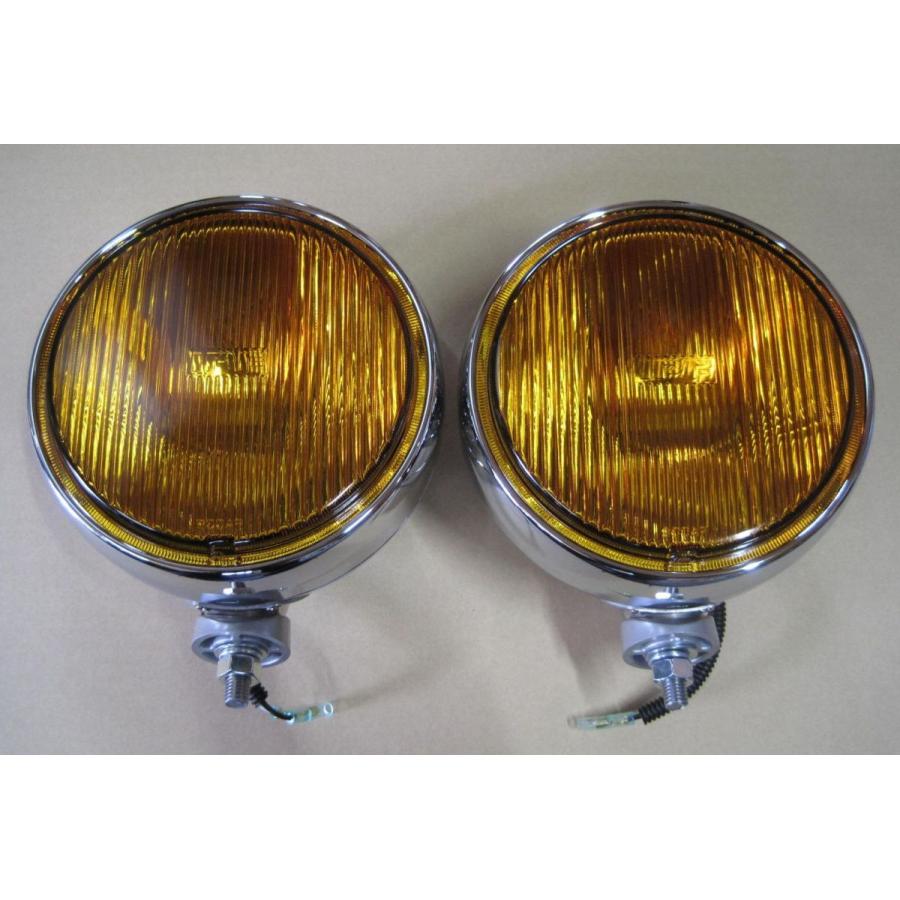 IPF 24Vイエローフォグランプ200φ IPF イエロー フォグランプ 200φ 12V 100W メッキボディー 24Vバルブ同