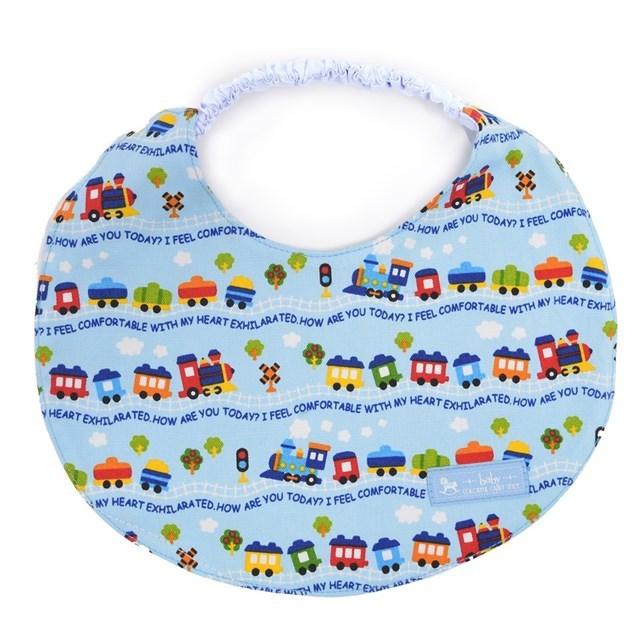 定価 スタイ 首ひもタイプ カラフル列車で行こう ライトブルー ビブ よだれかけ お食事 前掛け 赤ちゃん ベビー 出産祝い ギフト Cisama Sc Gov Br