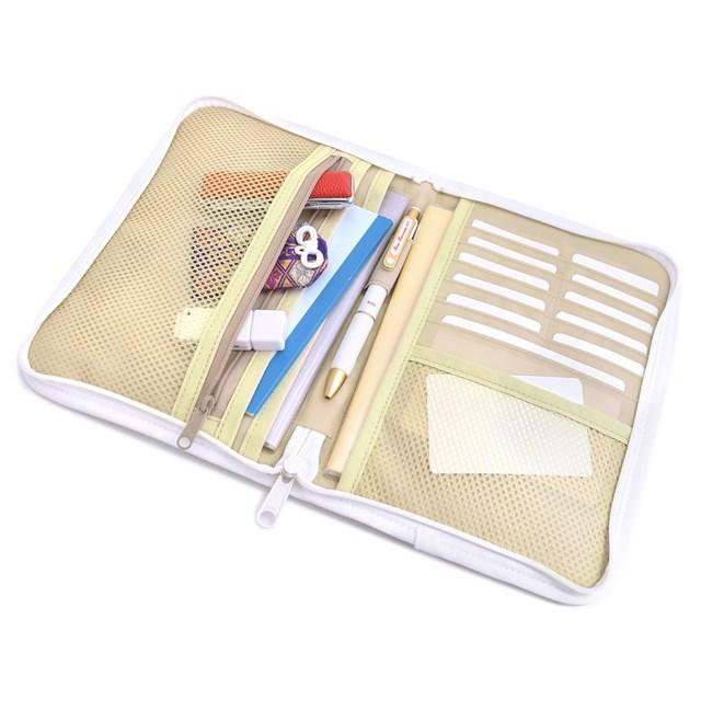 母子手帳ケース ファスナータイプ オーロラピンクフェザー 母子手帳カバー 赤ちゃん ベビー 出産祝い ゆうパケット配送 |  | 03