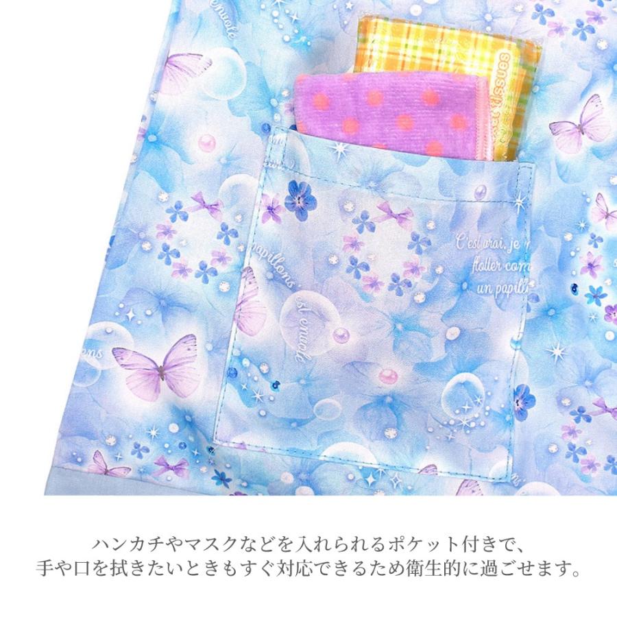 イングランド製フィッシャーマンスモック　総柄マルチデザイン　カラフル　ボーダー COLORFUL CANDY STYLE（カラフルキャンディスタイル） スモック 長袖
