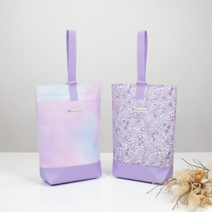 シューズケース 上履き入れ 上靴入れ [2026春モデル] 撥水軽量／綿100%キルティング おしゃれ かわいい 保育園 小学校 小学生 子供 キッズ 女の子 | COLORFUL CANDY STYLE | 28