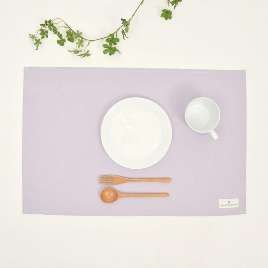 ランチョンマット 大 給食カバー テーブルカバー くすみ無地   おしゃれ かわいい 保育園 小学校 小学生 子供 キッズ 女の子 | ブランド登録なし | 21