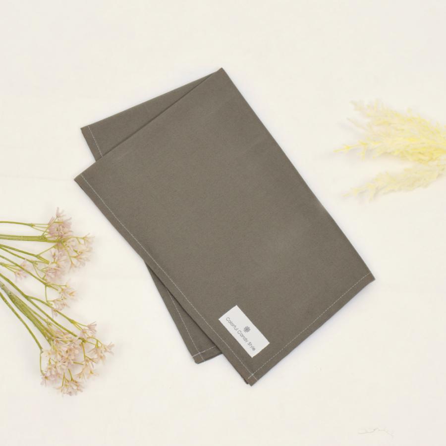 ランチョンマット 大 給食カバー テーブルカバー くすみ無地   おしゃれ かわいい 保育園 小学校 小学生 子供 キッズ 女の子 | ブランド登録なし | 24