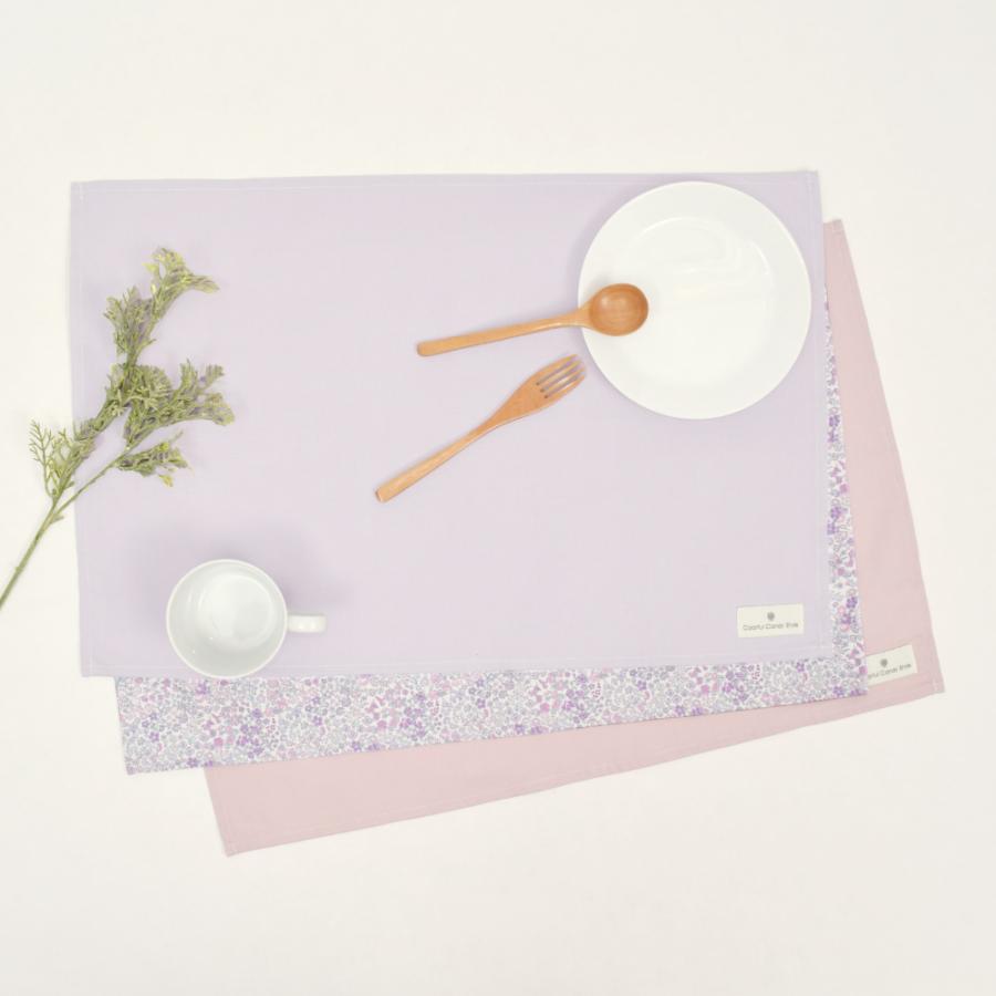 ランチョンマット 大 給食カバー テーブルカバー くすみ無地   おしゃれ かわいい 保育園 小学校 小学生 子供 キッズ 女の子 | ブランド登録なし | 25