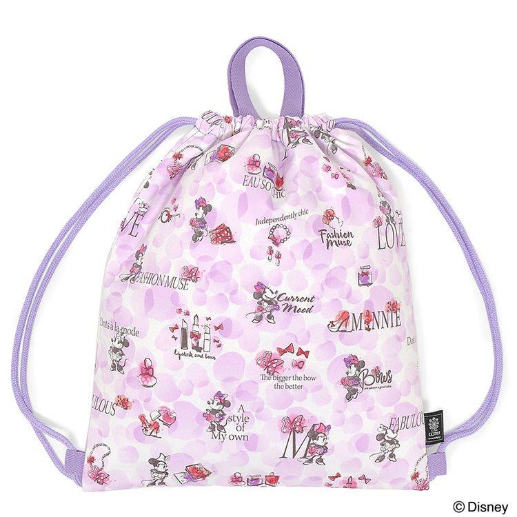 福袋23 ディズニー ナップサック キルティング Minnie Mouse Eau So Chic ミニーマウス ナップサック 巾着 体操着入れ 小学生 N Colorful Candy Style 通販 Yahoo ショッピング