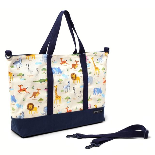 レッスンバッグ マチ付き サバンナ横断どうぶつ大行進 生成 手さげバッグ 通学 入園 子供 レッスンバック おけいこ N Colorful Candy Style 通販 Yahoo ショッピング