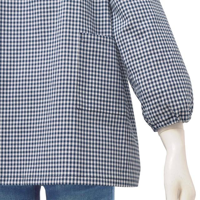 COLORFUL CANDY STYLE スモック 140-160cm チェック大・紺 幼稚園 子供  