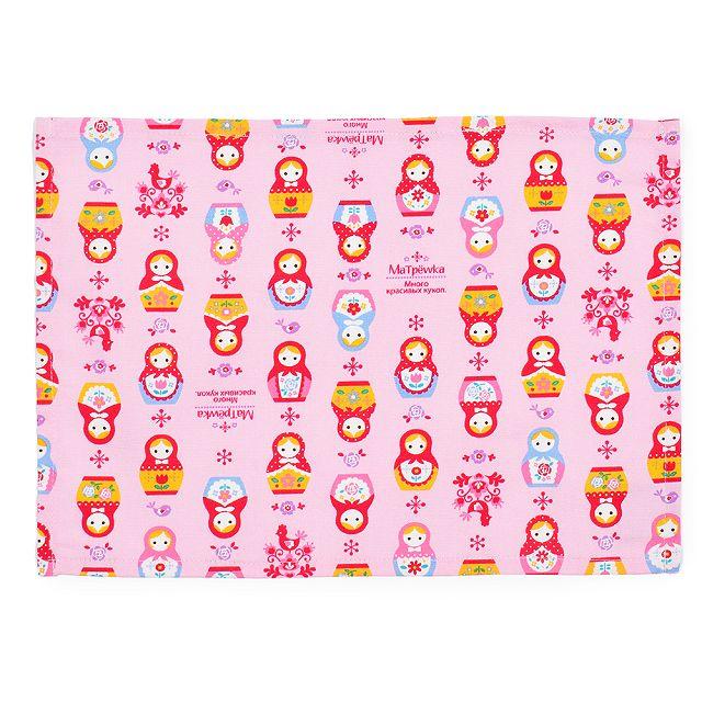 25×35 苺柄　ピンク　給食袋とランチョンマットのセット いちごピンク♡お弁当袋&ランチョンマット 2点セット 女の子
