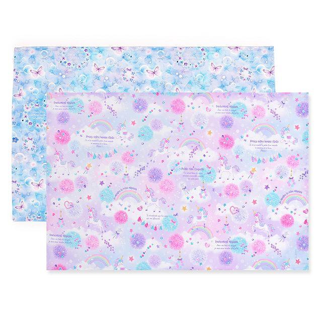 ランチョンマット(40cm×60cm) 撥水ノーアイロン 柄違い2枚セット