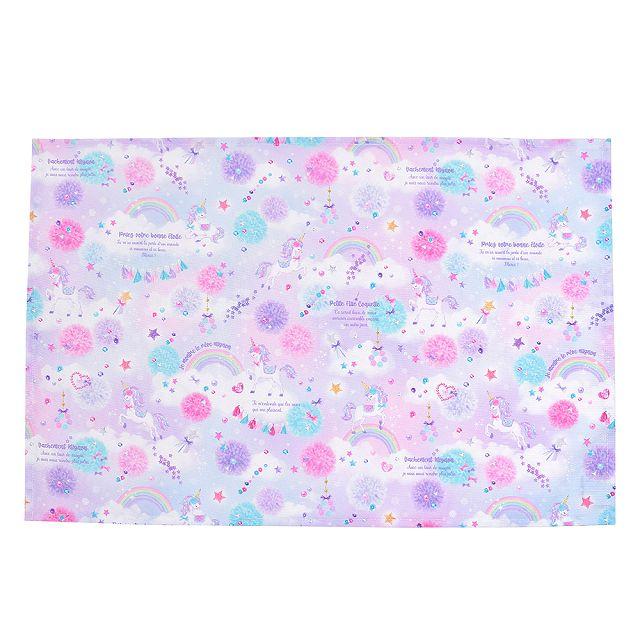 ランチョンマット(40cm×60cm) 撥水ノーアイロン 柄違い2枚セット