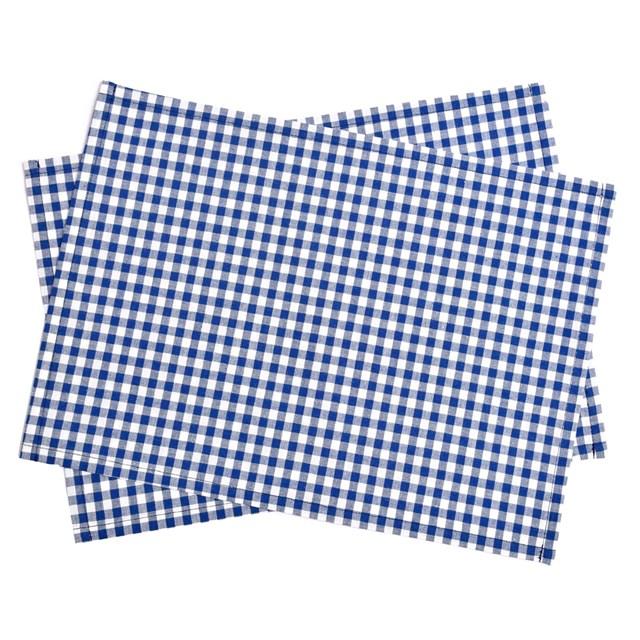 ランチョンマット 25cm 35cm 2枚セット チェック大 紺 ナフキン 小学校 幼稚園 給食 ランチクロス テーブル クロス N Colorful Candy Style 通販 Yahoo ショッピング