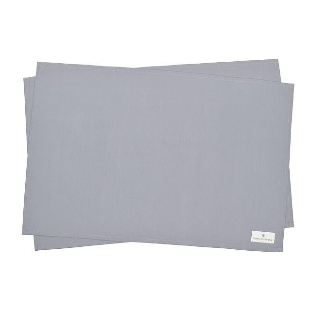ランチョンマット(40cm×60cm) 2枚セット くすみ無地 グレイッシュ