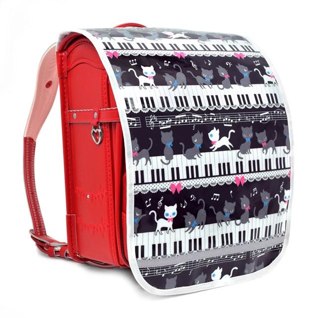 ランドセルカバー 反射材 リフレクター 付き ピアノの上で踊る黒猫ワルツ ブラック 雨 撥水 かわいい おしゃれ N Colorful Candy Style 通販 Yahoo ショッピング