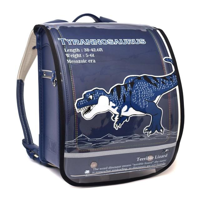 ランドセルカバー 反射材 リフレクター 付き クリアデザインタイプ 恐竜王者ティラノサウルス 雨 撥水 かわいい おしゃれ 子供 小学生 | COLORFUL CANDY STYLE | 01