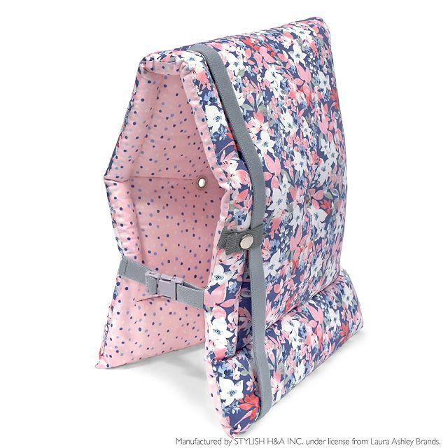 LAURA ASHLEY 防災頭巾(椅子固定ゴム付き) Floret (小学生 幼児 防災ずきん 小学校 ぼうさいずきん用 座布団 幼稚園)｜ccstyle