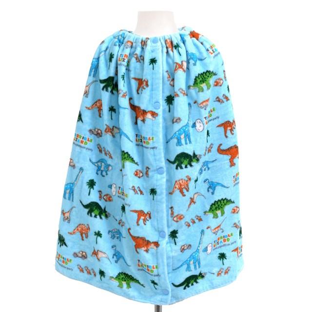 ラップタオル プールタオル 巻き 発見 探検 恐竜大陸 巻きタオル キッズ スイミング プール お昼寝