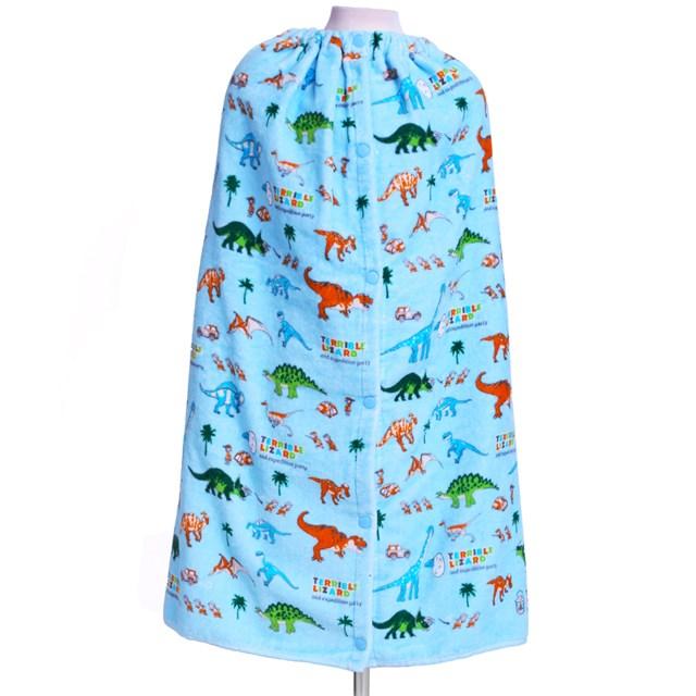 プールタオル 発見 探検 恐竜大陸 巻きタオル キッズ スイミング プール お昼寝タオル 幼稚園 小学生