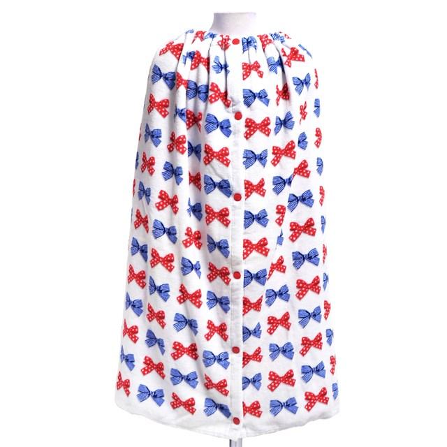 プールタオル 巻きタイプ ロングサイズ ポルカドットとストライプのフレンチリボン 巻きタオル キッズ スイミング プール お昼寝タオル 幼稚園 小学生 N Colorful Candy Style 通販 Yahoo ショッピング