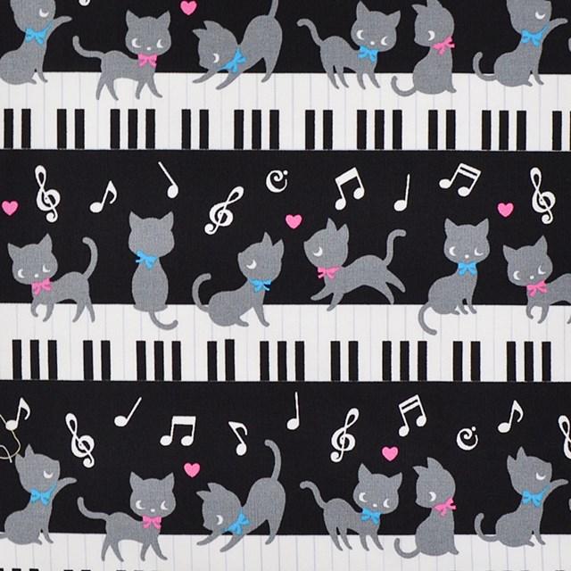 ペンケース ピアノの上で踊る黒猫ワルツ ブラック 筆箱 子ども ペンポーチ ファスナー 子供 小学校 シンプル 大容量 N Colorful Candy Style 通販 Yahoo ショッピング
