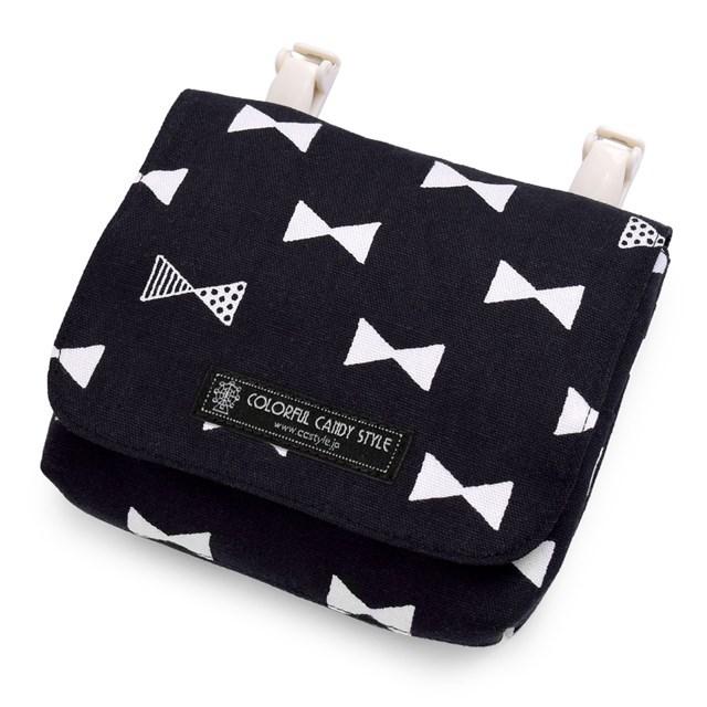 ラージタイプ 移動ポケット 付けポケット ショルダーベルト付き リボンシルエット 子供用 ポケットポーチ ハンカチ ティッシュ クリップポーチ N Colorful Candy Style 通販 Yahoo ショッピング