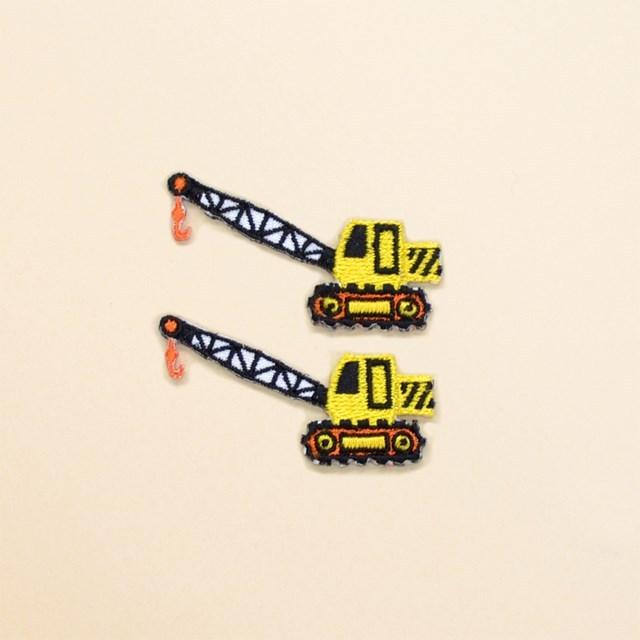 ワッペン クレーン車 2個セット アイロン アップリケ 幼児 子供 かわいい おしゃれ N Colorful Candy Style 通販 Yahoo ショッピング
